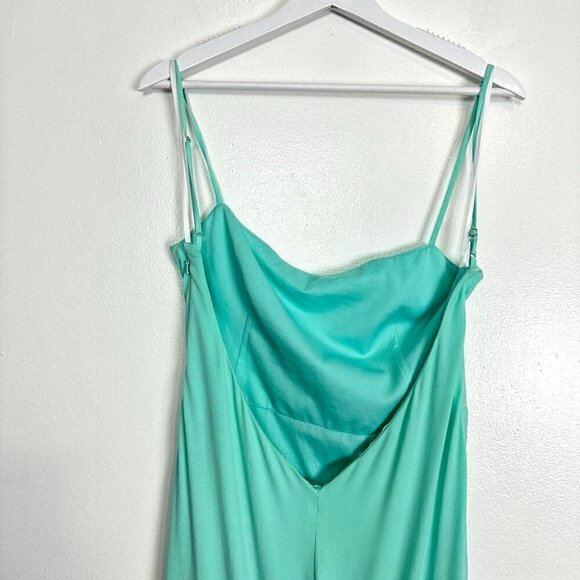 KATIE MAY Great Kate Ruched Gown in Supercharged Mint Size Large - Picture 10 of 16